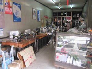 sewing machine shop China Town Chiang Mai